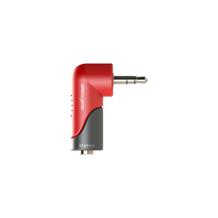 Redukcja przejściówka Wtyk Jack 3.5mm Stereo do Gniazdo Kątowe Jack 3.5mm Stereo Roxtone RPAN200