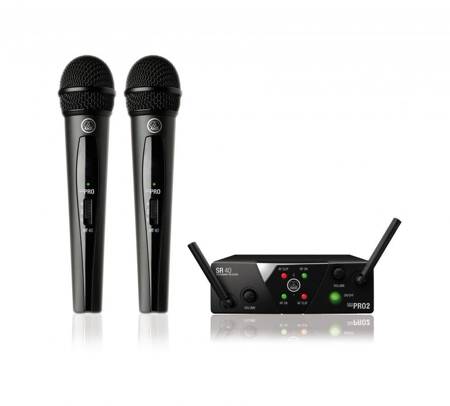 AKG WMS 40 mini dual Vocal Set - Mikrofon bezprzewodowy podwójny