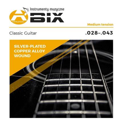 Abix Silver Plated - Struny do gitary klasycznej 28-43