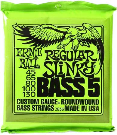 Ernie Ball EB 2836 Regular Slinky Bass - struny do gitary basowej 45-130