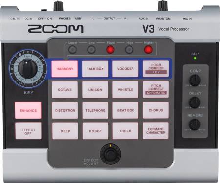Zoom V3 procesor wokalowy,WOKALIZER, EFEKT